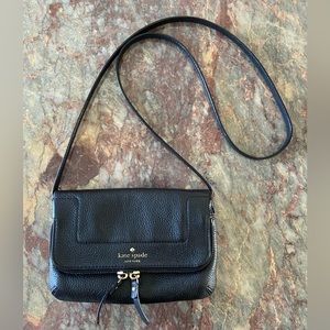 Kate Spade small Black Leather Crossbody